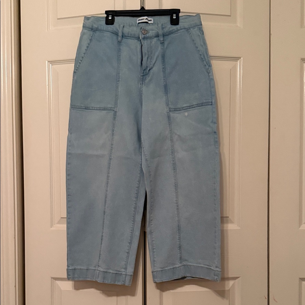 DKNY Light Blue Cropped Jeans